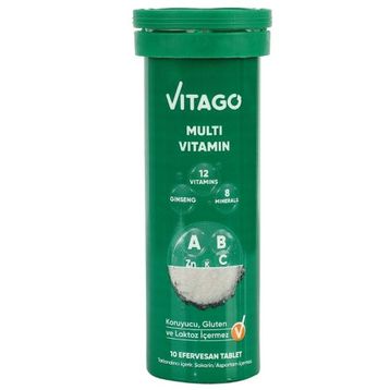 Vitago Multivitamin 10 Efervesan Tablet