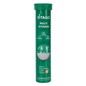 Vitago Multivitamin 20 Efervesan Tablet