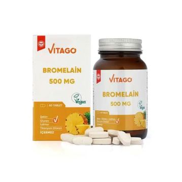 Vitago Premium Bromelain 500 mcg 60 Tablet
