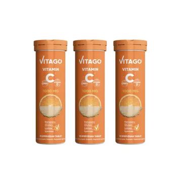 Vitago Vitamin C 1000 mg 3x10 Efervesan Tablet