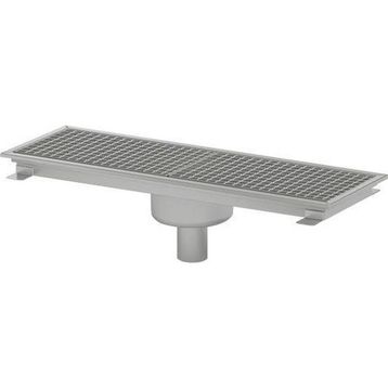 Vital S4 1200x400 Alttan Çıkışlı Ortadan Sifonlu Yer Izgarası