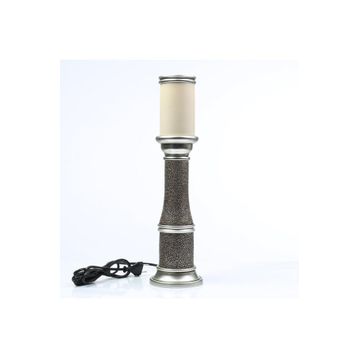 Vitale AK.ART0072 Gümüş Büyük Eskitme 45 cm Abajur