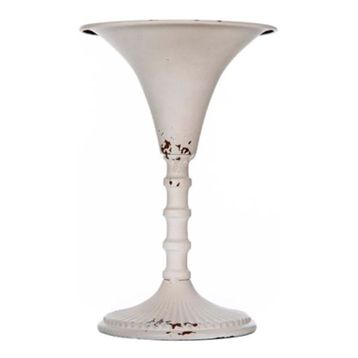 Vitale AK.ER0112 Sahara Beyaz Metal Huni Model Vazo