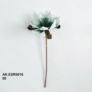 Vitale AK.ESR0016 İnci Yeşil Süpürmeli Lotus Model Yapay Çiçek
