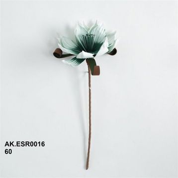 Vitale AK.ESR0016 İnci Yeşil Süpürmeli Lotus Model Yapay Çiçek
