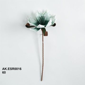 Vitale AK.ESR0016 İnci Yeşil Süpürmeli Lotus Model Yapay Çiçek