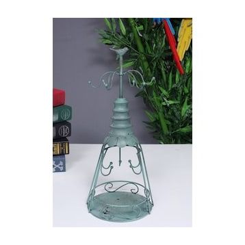 Vitale AK.GE0044 Antik Yeşil Kafes Mumluk