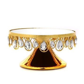 Vitale AK.HQ0010 22x11 cm Nila Gold Ayaklı Tabak