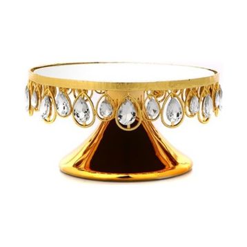 Vitale AK.HQ0010 22x11 cm Nila Gold Ayaklı Tabak