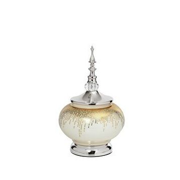 Vitale AK.JE0029 Sultan Silver Kapaklı Vazo