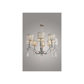 Vitale AY.VPL-1240 Metal Şapkalı Gümüş Avize