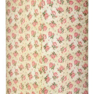 Vitale Şiva 18x41 cm Çiçek Desenli Krem Mumluk
