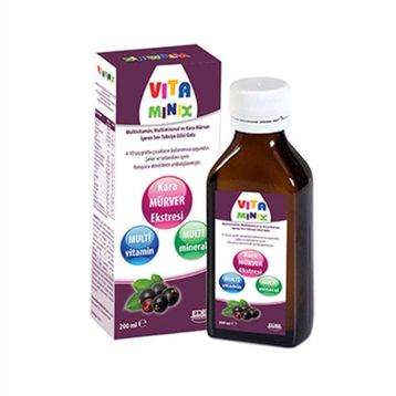 Vitaminix Kara Mürver 200 ml Şurup