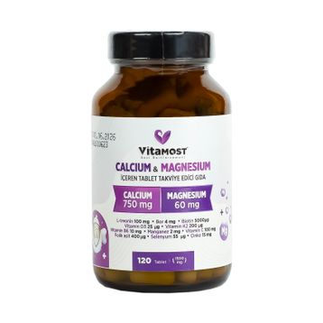 Vitamost Calcium Magnesium 120 Tablet