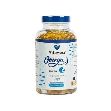 Vitamost Omega-3 Trigliserid Form 1330 mg 200 Kapsül