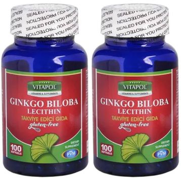 Vitapol Ginkgo Biloba Lecithin 2x100 Kapsül