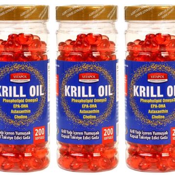 Vitapol Krill Oil Phospholipid 200 Kapsül
