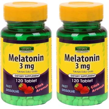 Vitapol Melatonin 3 mg Çilek Aromalı 120 Tablet