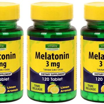 Vitapol Melatonin 3 mg Limon Aromalı 3x120 Tablet