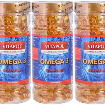 Vitapol Omega 3 3x200 Kapsül Balık Yağı