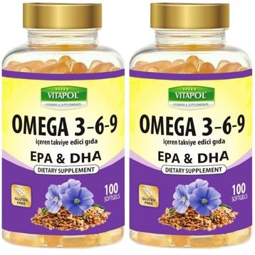 Vitapol Omega 3-6-9 Balık Yağı 2x100 Kapsül