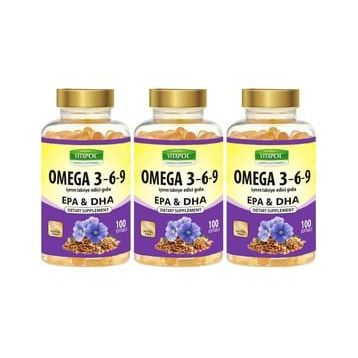 Vitapol Omega 3-6-9 Epa Dha 100 Kapsül