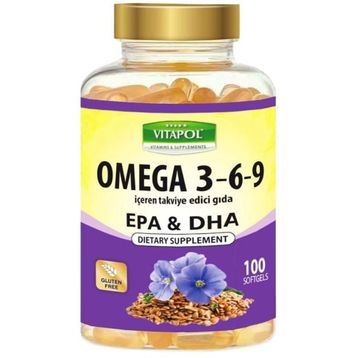 Vitapol Omega 3-6-9 Epa Dha 100 Kapsül