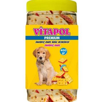 Vitapol Premium Sandviç Kare 400 gr Köpek Ödül Maması