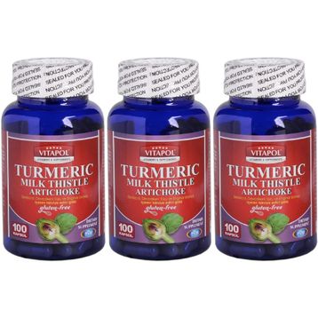 Vitapol Turmeric Milk Thistle Artichoke 100 Kapsül