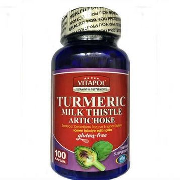 Vitapol Turmeric Milk Thistle Artichoke 100 Kapsül