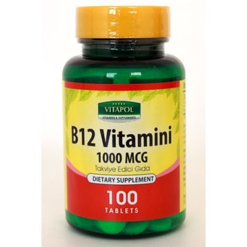 Vitapol Vitamin B12 1000 mcg 100 Tablet