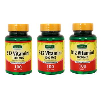 Vitapol Vitamin B12 1000 mcg 100 Tablet