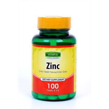 Vitapol Zinc 15 mg Çinko 100 Tablet