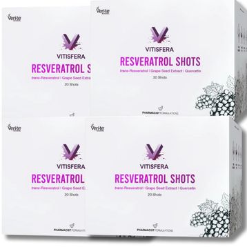 Vitisfera Resveratrol Orman Meyveleri Aromalı 4 Adet 25 ml 20 Shot