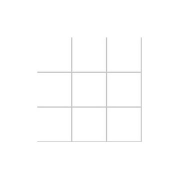 VitrA 10x10 cm Miniworx Ral 9016 Beyaz Mozaik Parlak Seramik