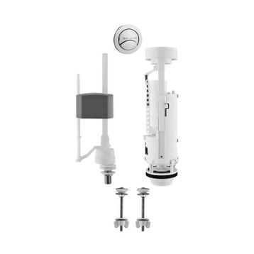 VitrA 330B7013 Alttairişli 3/6l Litre Çift Kademeli Basmalı İç Takımı