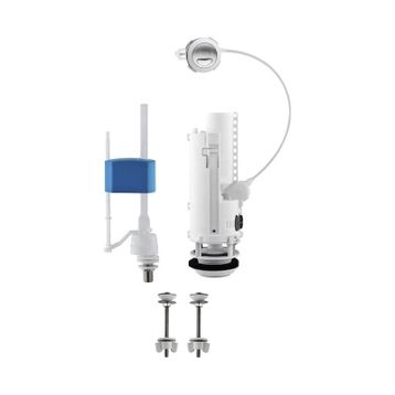 VitrA 330B7013 Alttairişli 3/6l Litre Çift Kademeli Basmalı İç Takımı