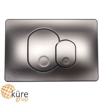 VitrA 426911YP Mat Krom Gömme Rezervuar Kumanda Paneli