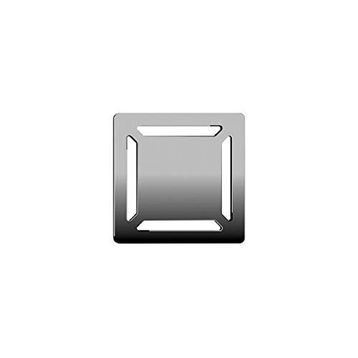 VitrA 5607270 V-Flow Kare Yandan Çıkışlı 15x15 cm Parlak Krom Duş Kanalı