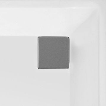 VitrA 59970005000 T Kare Kapaklı 90x65 cm Duş Teknesi Sifonu