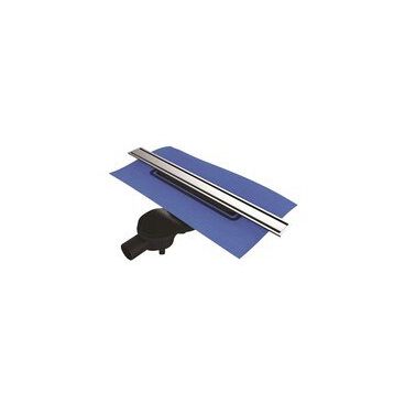VitrA 59980476000 Eco-Flow V-Flow Dk100 40 cm Mat Krom Yandan Duş Kanalı