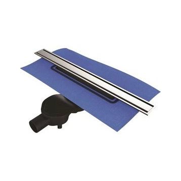VitrA 59980476000 Eco-Flow V-Flow Dk100 40 cm Mat Krom Yandan Duş Kanalı