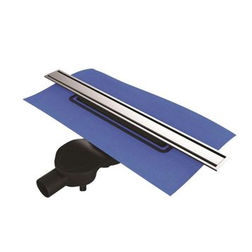 VitrA 59980480000 Yandan Çıkışlı Mat Krom 60 cm Eco Flow Duş Kanalı