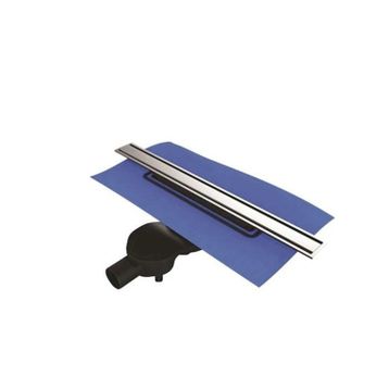 VitrA 59980480000 Yandan Çıkışlı Mat Krom 60 cm Eco Flow Duş Kanalı