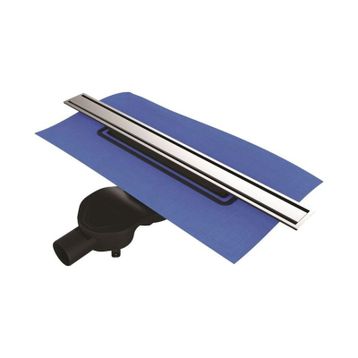 VitrA 59980480000 Yandan Çıkışlı Mat Krom 60 cm Eco Flow Duş Kanalı