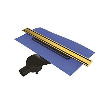 VitrA 59980559000 5702701 Eco Flow DK100 40 cm Parlak Altın Duş Kanalı