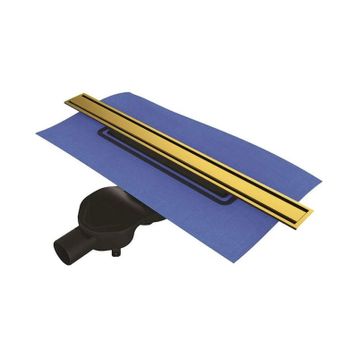 VitrA 59980559000 5702701 Eco Flow DK100 40 cm Parlak Altın Duş Kanalı