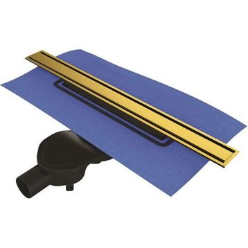 VitrA 59980559000 5702701 Eco Flow DK100 40 cm Parlak Altın Duş Kanalı