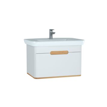VitrA 60813 Sento 80 cm Mat Beyaz Lavabo Dolabı