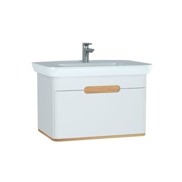 VitrA 60813 Sento 80 cm Mat Beyaz Lavabo Dolabı